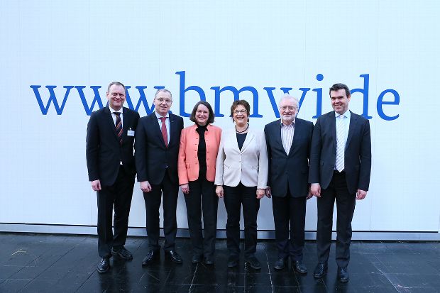 Der Beirat Trusted Cloud auf der CeBIT 2016. © BMWi/Michael Reitz