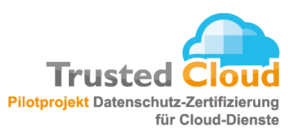 Logo des Pilotprojektes "Trusted Cloud Datenschutz-Zertifizierung"