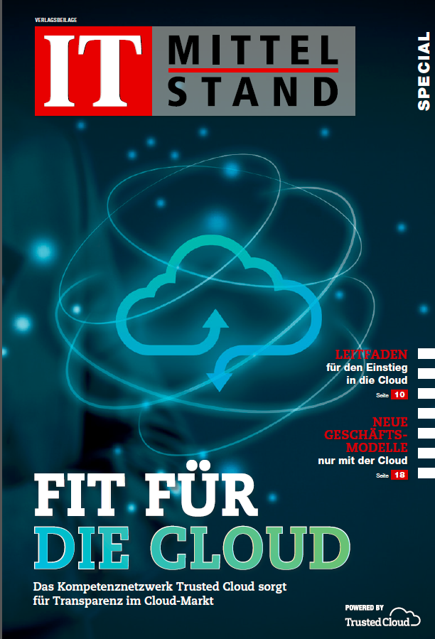 Titelseite Sonderbeilage Trusted Cloud IT-Mittelstand 